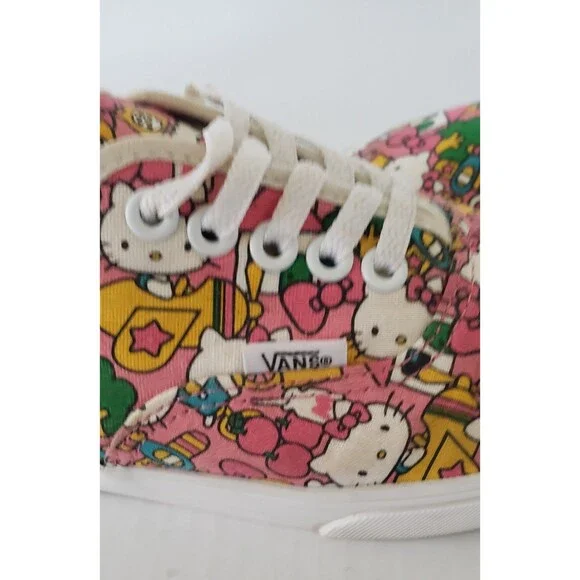 VANS Off The Wall Hello Kitty Pink Low Top Sneakers, Women size 8 Men Size 6.5 - Picture 6 of 11